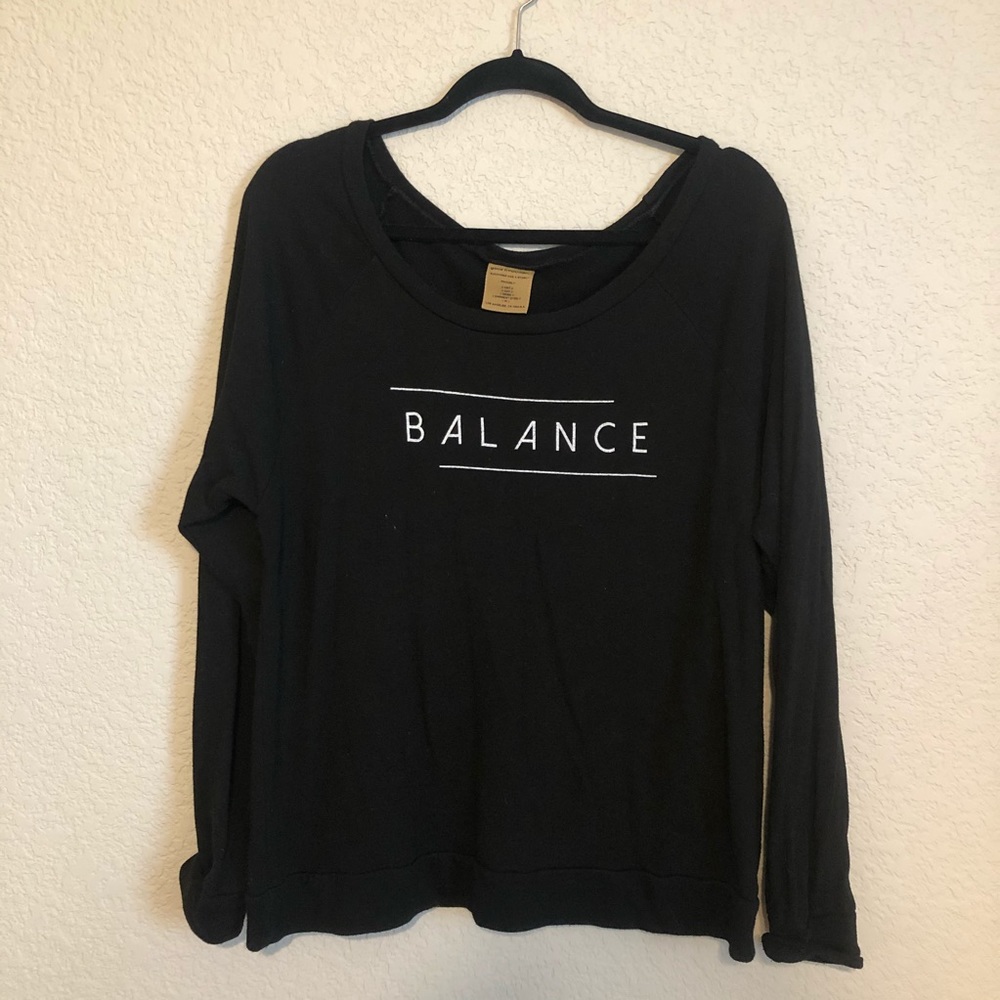 Good hYOUman Black Balance Sweatshirt